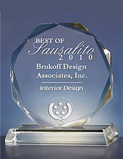 Best of Sausalito Interior Designer Award